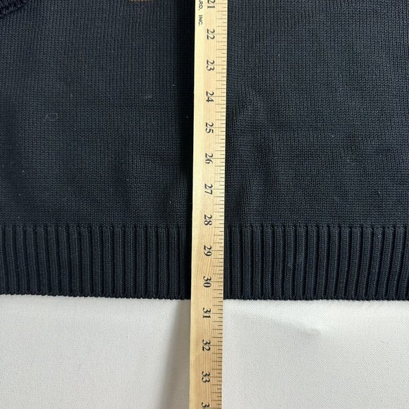 Studio By Southpole 90s XL Black Sweater Looney Tunes Bugs Wile E Coyote Hip Hop - Picture 10 of 10